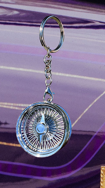 Wire Wheel Keychain